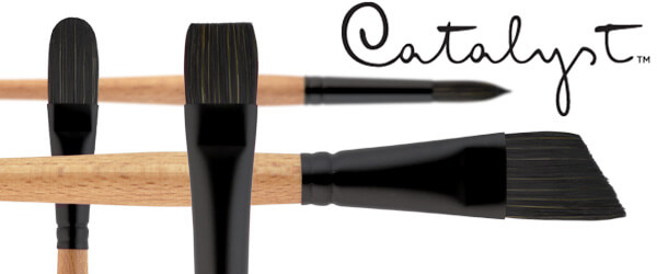 Catalyst™ Polytip Bristle Synthetic Oil Painting Brushes