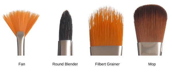 Princeton specialty brush shapes